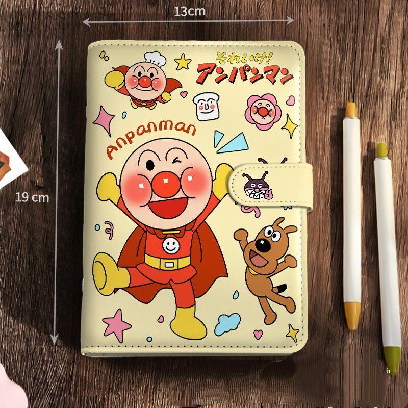 Cosplay Prop Book - Caderno A6 Anpanman com Superfície Macia,