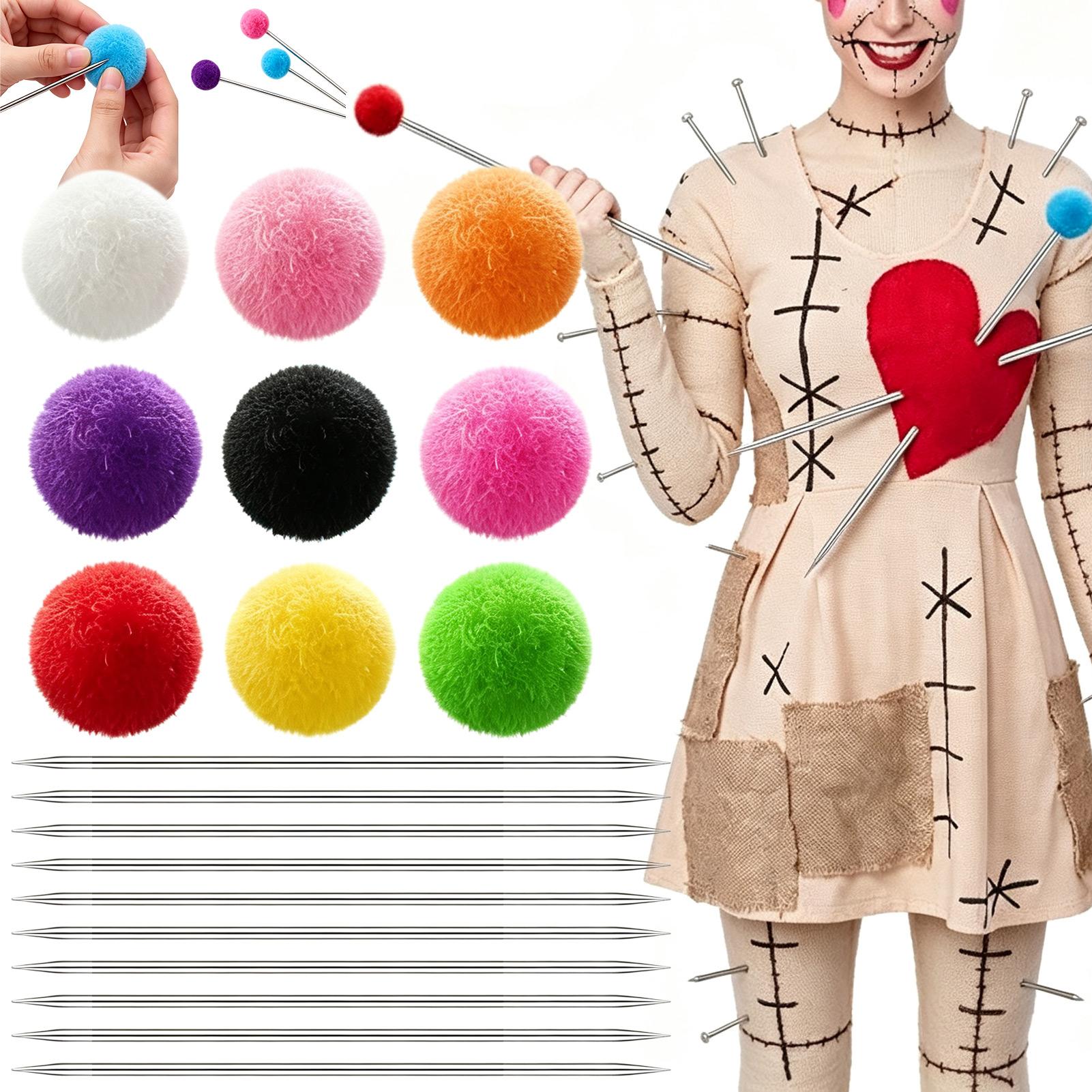 Voodoo Cosplay And Prop - 10 Conjuntos de Agulhas para Bonecas