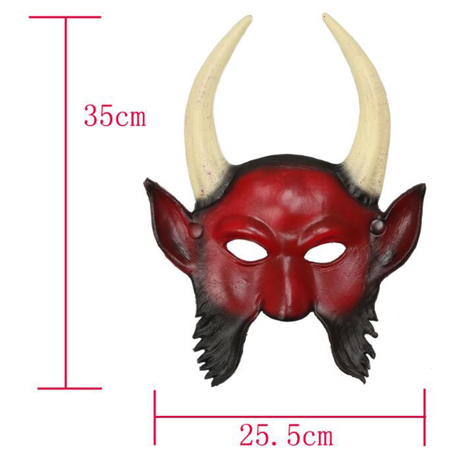 Cosplay Prop Foam - Máscara Assustadora de Diabo para Cosplay,