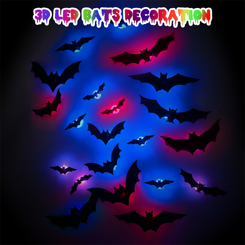 Cosplay Bat Prop - Adesivos de Parede de Morcego com