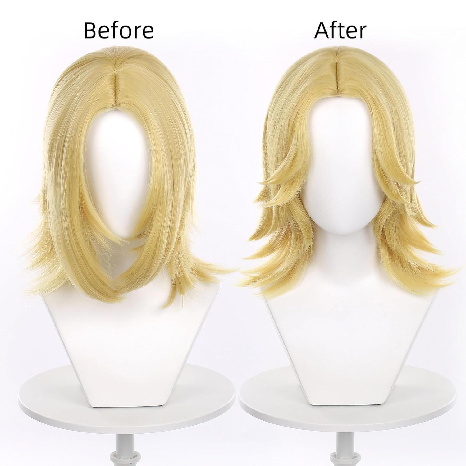 Wig Fiber Net - Peruca Sintética de Cosplay de Johnny