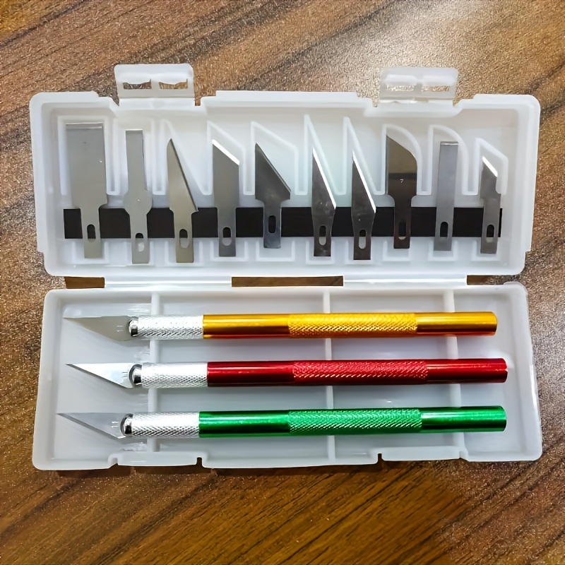 Craft Knife Set - Conjunto de 13 Facas de Gravação