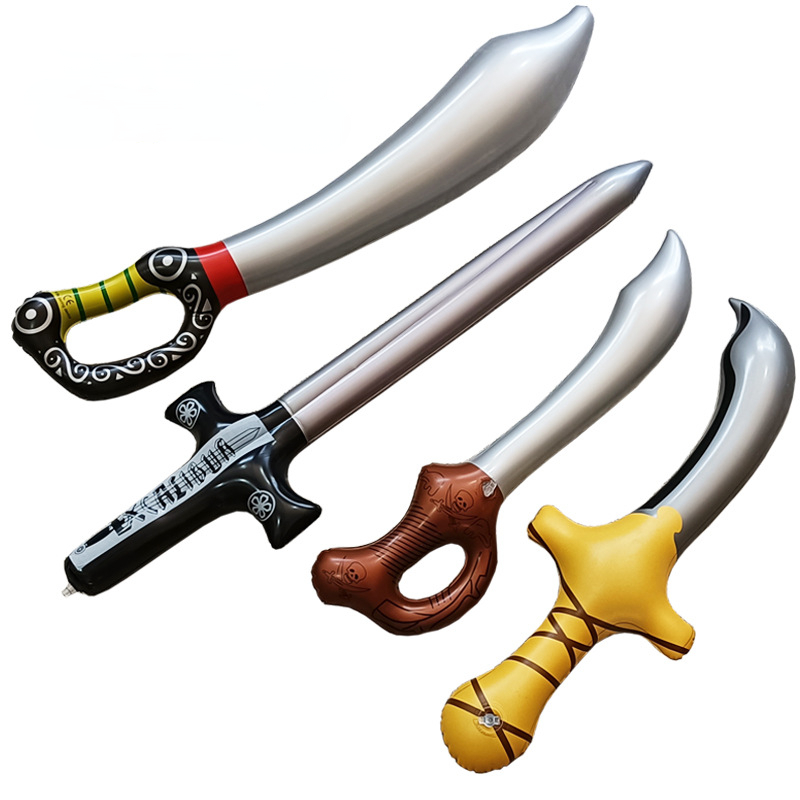 Espadas pirata inflável, brinq - Cosplay Prop Knife avaliação e preço