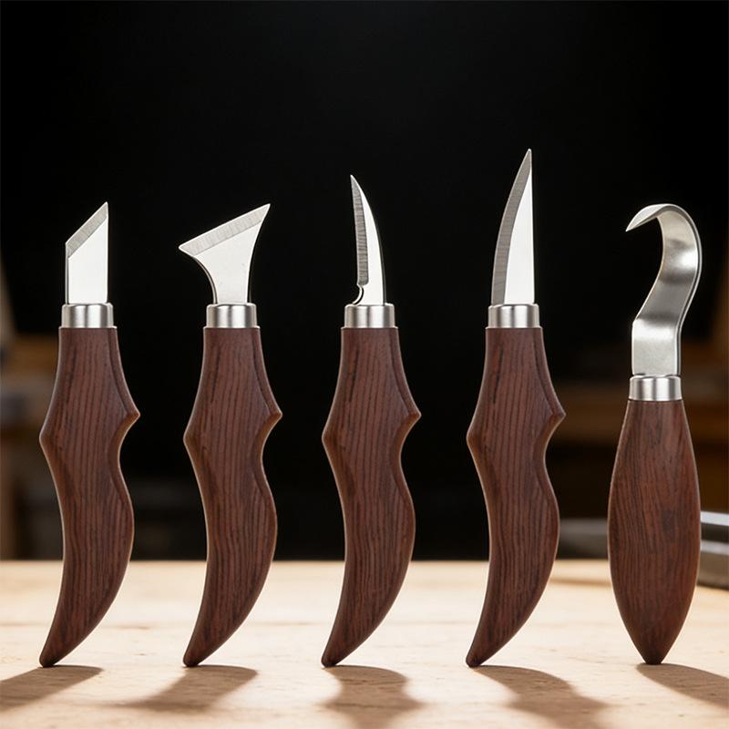 Conjunto de 5 Facas para Escul - Craft Knife Set avaliação e preço