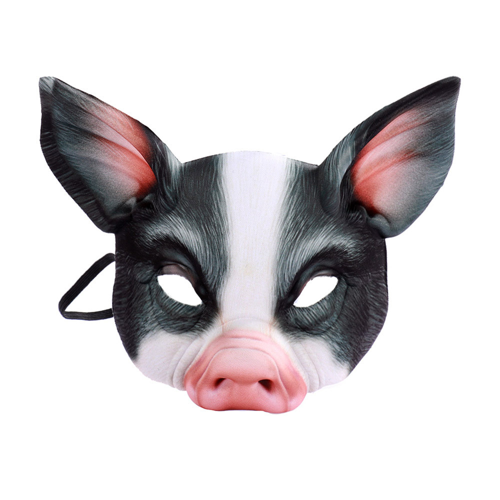 Máscara Realista de Meia Face  - Cosplay Prop Pattern avaliação e preço