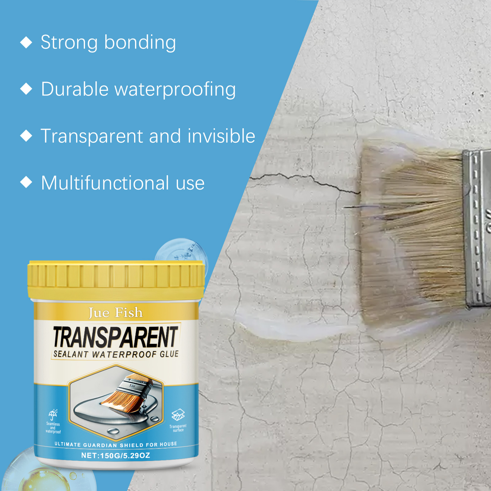 Casa transparente à prova dwat - Contact Cement Glue avaliação e preço