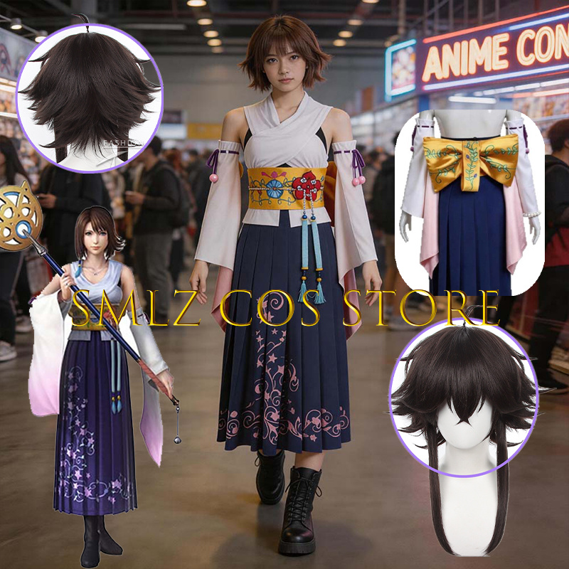 Fantasia Cosplay Yuna FF10 X S - Cosplay Props avaliação e preço