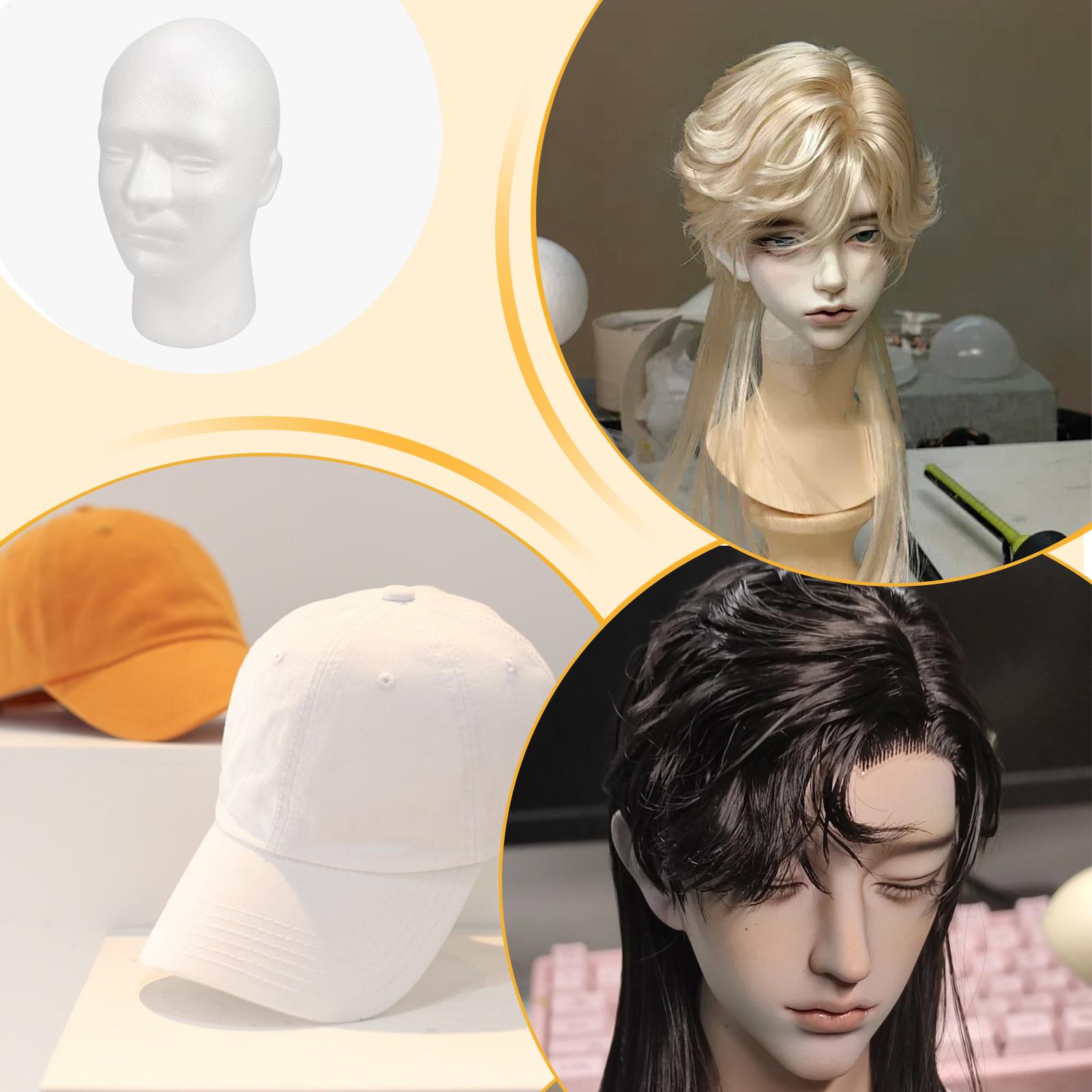 Cabeça de manequim masculina d - Cosplay Prop Foam avaliação e preço