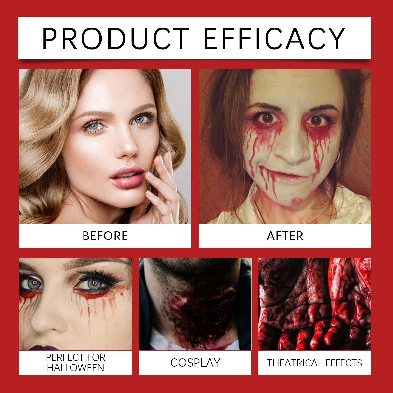Kit profissional de sangue fal - Body Paint Sfx avaliação e preço