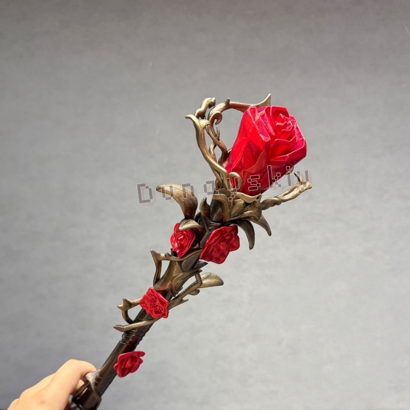 Varinha Sylus Staff Silver Win - Cosplay Prop 3D Print avaliação e preço