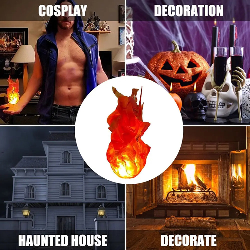 Bola de Fogo Flutuante para Ha - Cosplay Fireball Prop avaliação e preço