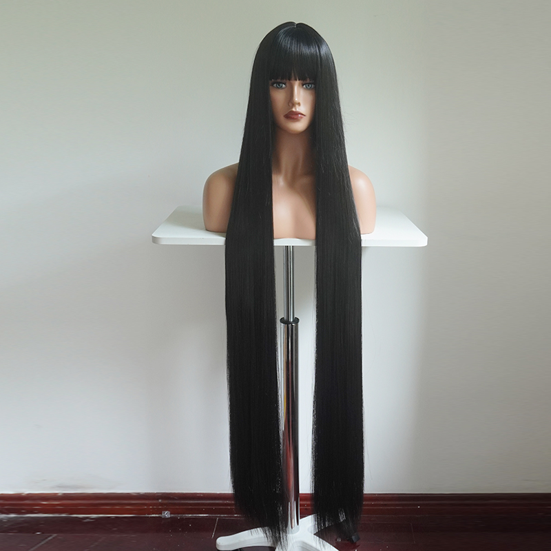 Peruca Sintética Lisa de 48 Po - Wig Fiber Net avaliação e preço
