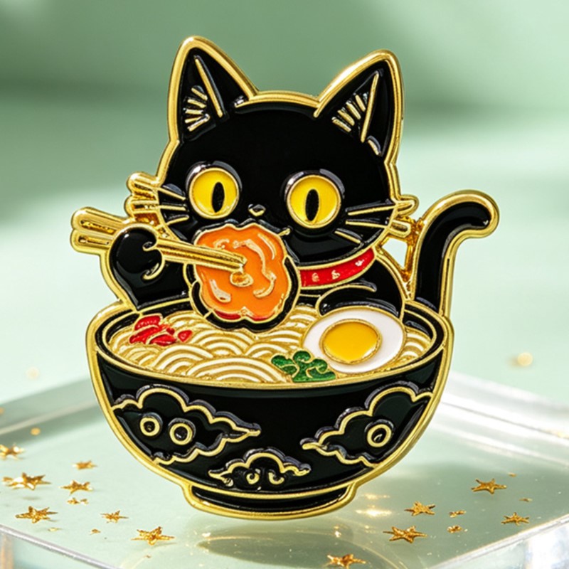 Broche de Esmalte de Gato Pret - Cosplay Prop Bag avaliação e preço