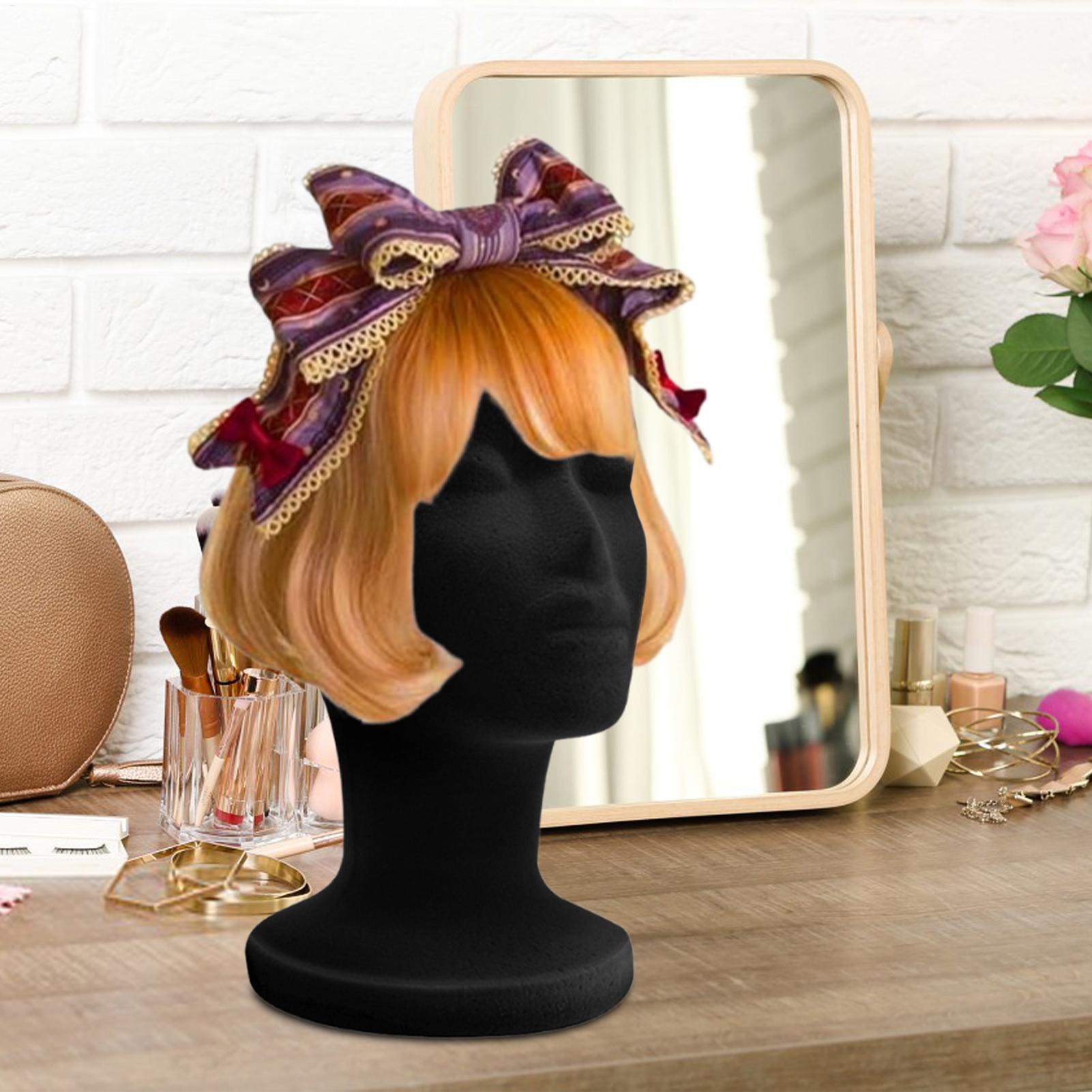 Cabeça de manequim preto espum - Cosplay Prop Foam avaliação e preço